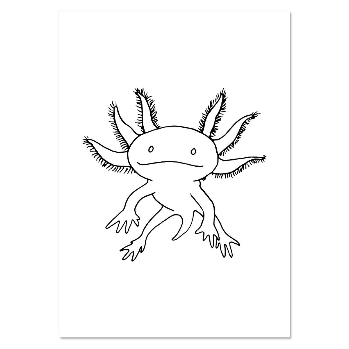 A0+ 'Axolotl' Wall Poster / Print (PP00100150)