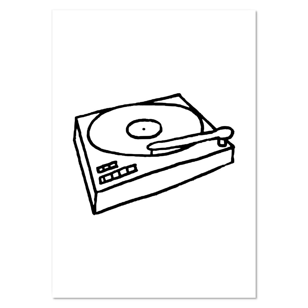 A0+ 'Record Player' Wall Poster / Print (PP00101882)