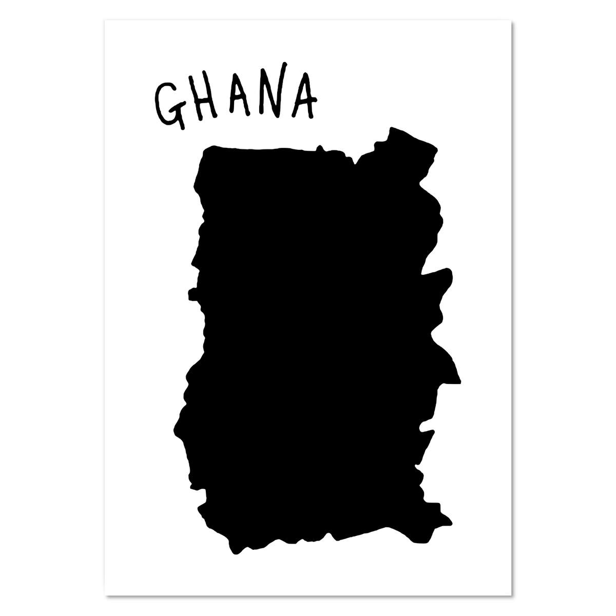 A0+ 'Ghana Country' Wall Poster / Print (PP00104462)