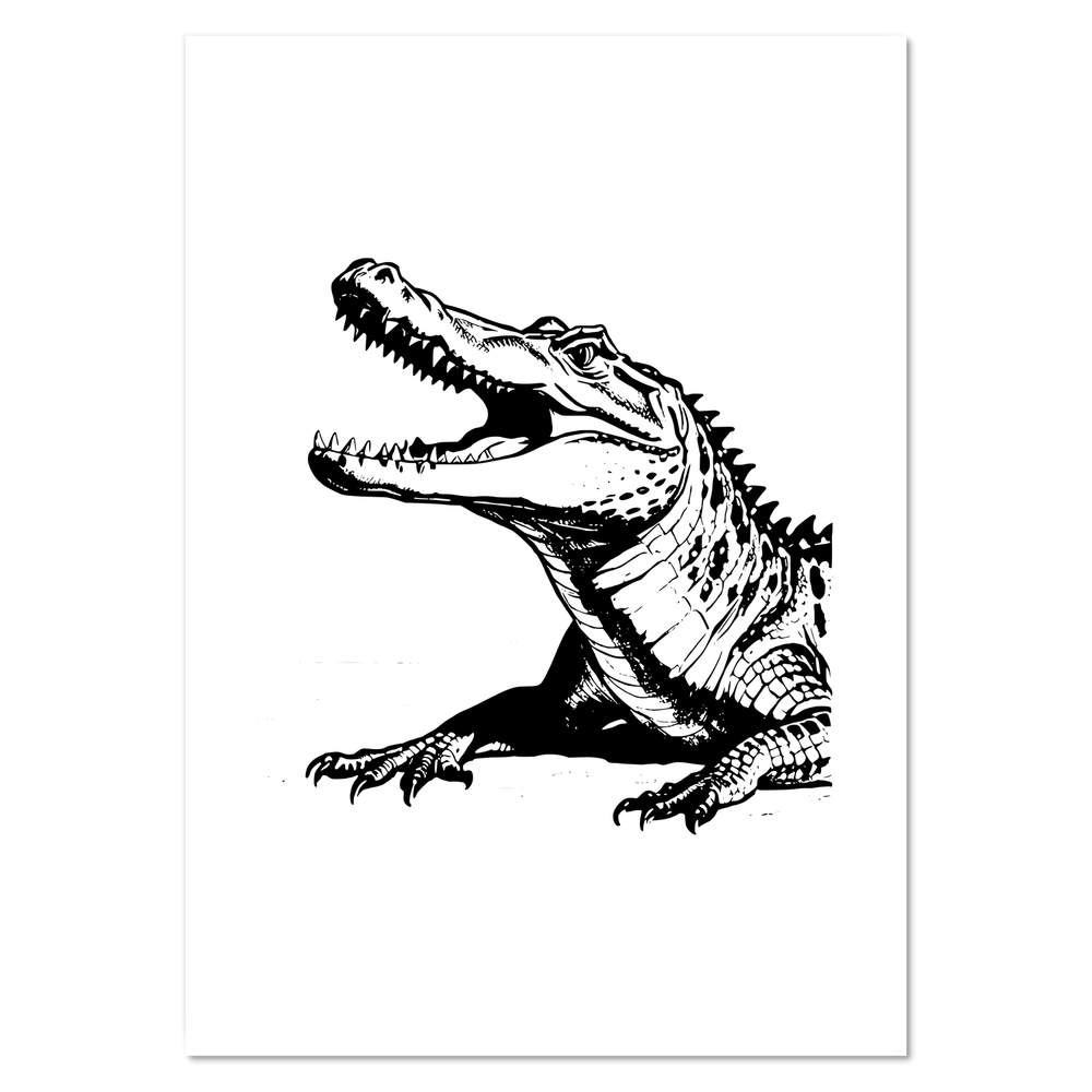 'Crocodile Jaws Open' Wall Posters / Prints (PP046179) - Picture 13 of 14