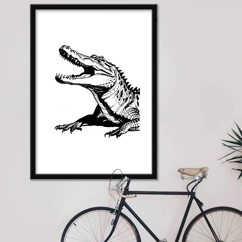 'Crocodile Jaws Open' Wall Posters / Prints (PP046179) - Picture 14 of 14