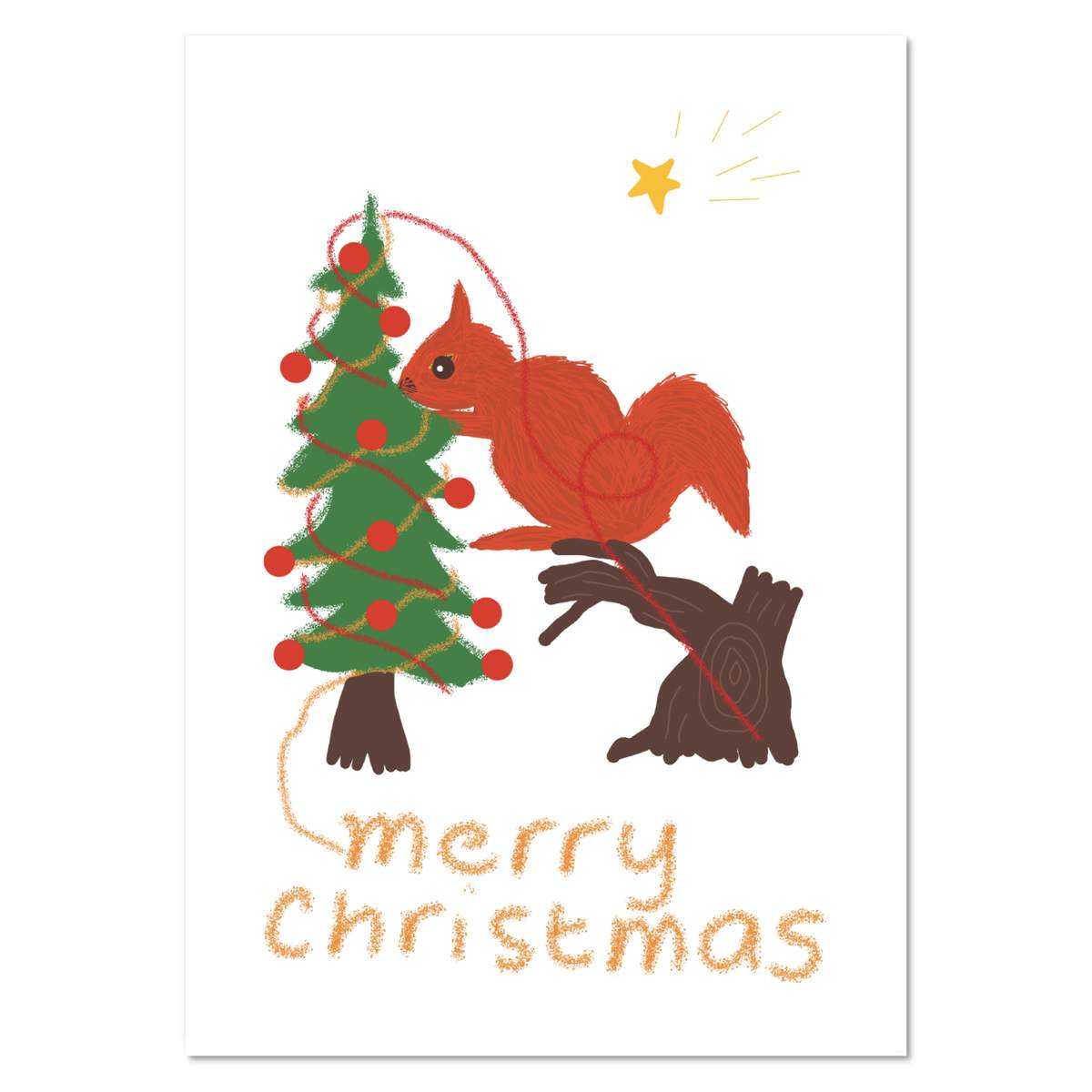 Wandposter / Drucke "Eichhörnchen schmückt den Weihnachtsbaum" (PP050439) - Bild 13 von 14