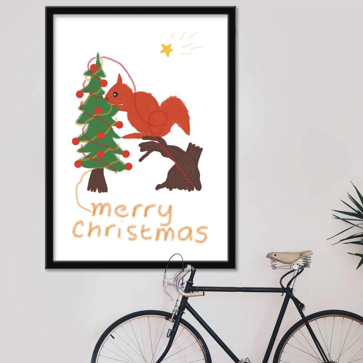 Wandposter / Drucke "Eichhörnchen schmückt den Weihnachtsbaum" (PP050439) - Bild 14 von 14