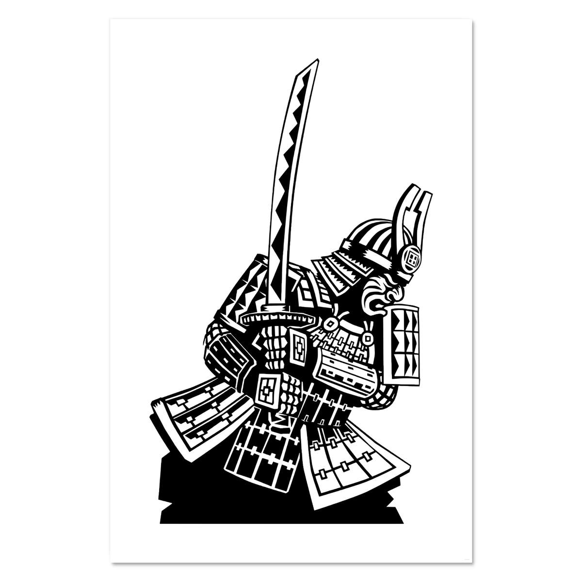 Super A1 'Samurai Warrior' Wall Poster / Print (PP00098853)