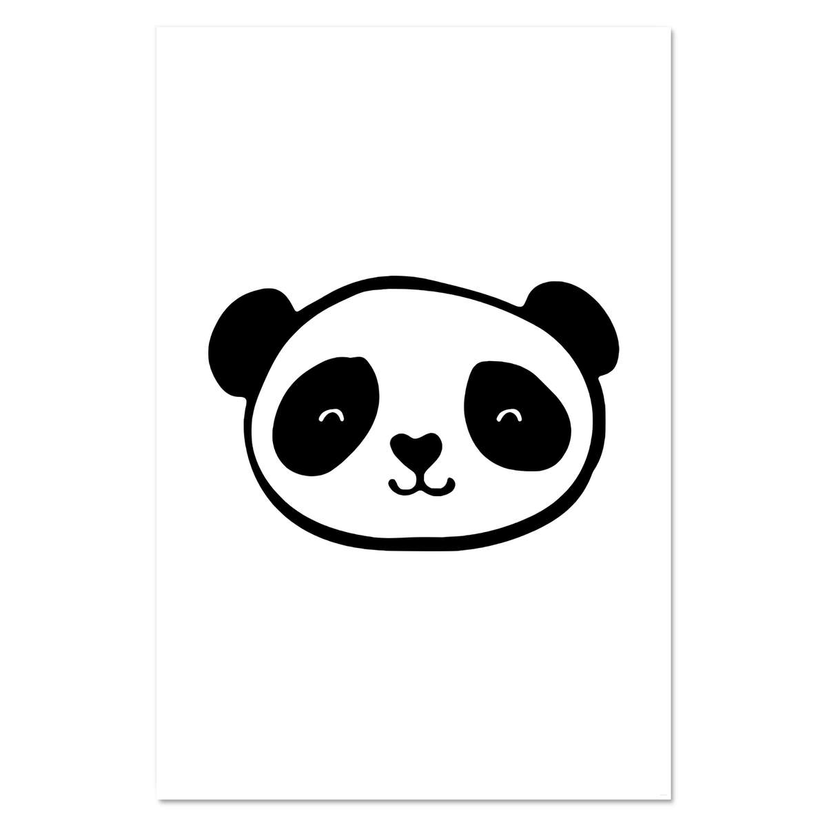 Super A1 'Panda Head' Wall Poster / Print (PP00104705)