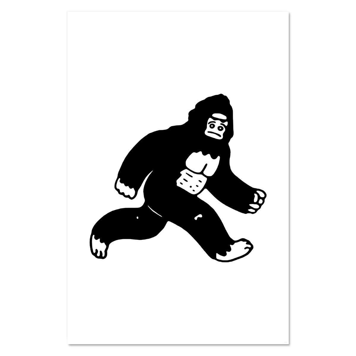 Super A1 'Walking Gorilla' Wall Poster / Print (PP00109209)