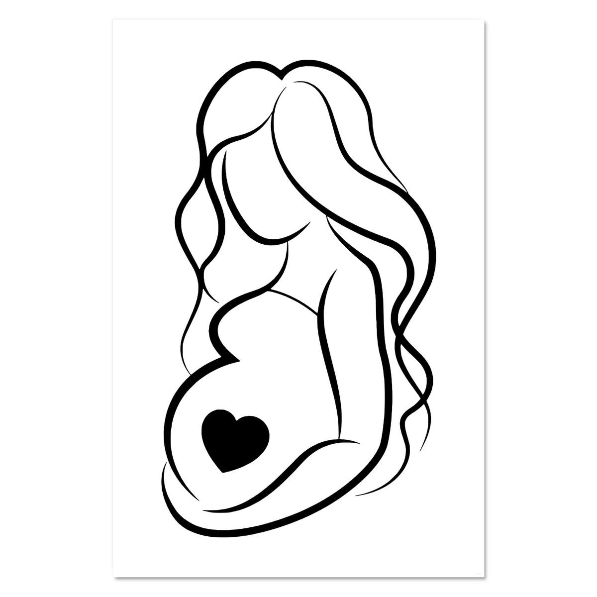 Super A1 'Pregnant Woman' Wall Poster / Print (PP00114673)