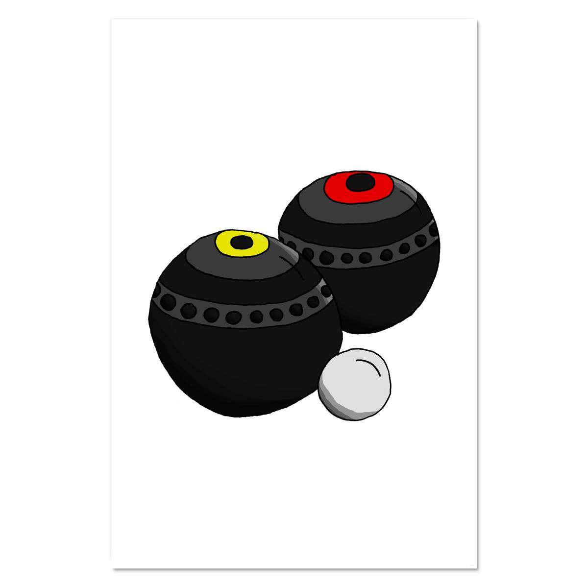 Super A1 'Lawn Bowls' Wall Poster / Print (PP00120553)