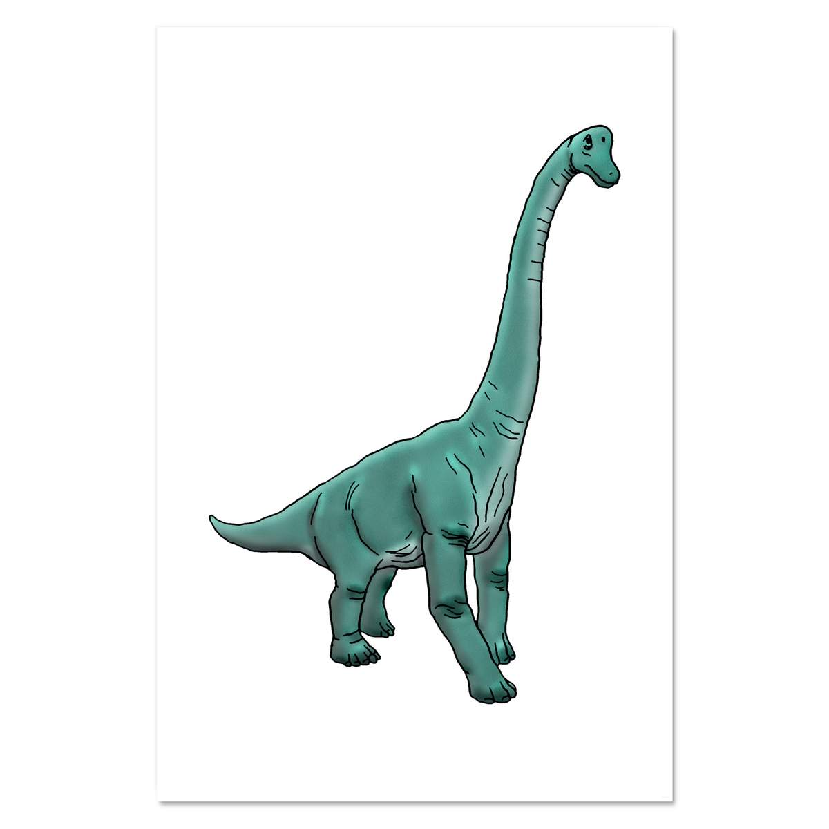 Super A1 'Brachiosaurus' Wall Poster / Print (PP00141141)