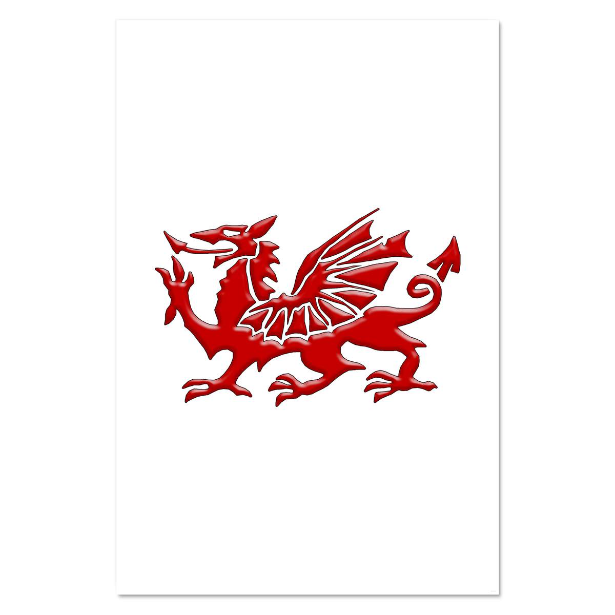 Super A1 'Welsh Dragon' Wall Poster / Print (PP00150017)