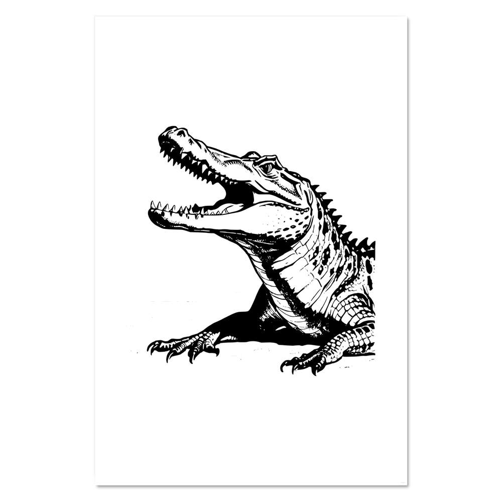 'Crocodile Jaws Open' Wall Posters / Prints (PP046179) - Picture 11 of 14