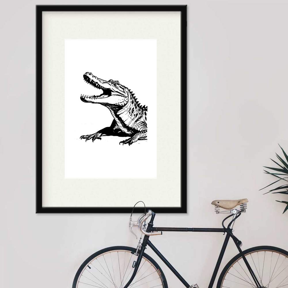 'Crocodile Jaws Open' Wall Posters / Prints (PP046179) - Picture 12 of 14