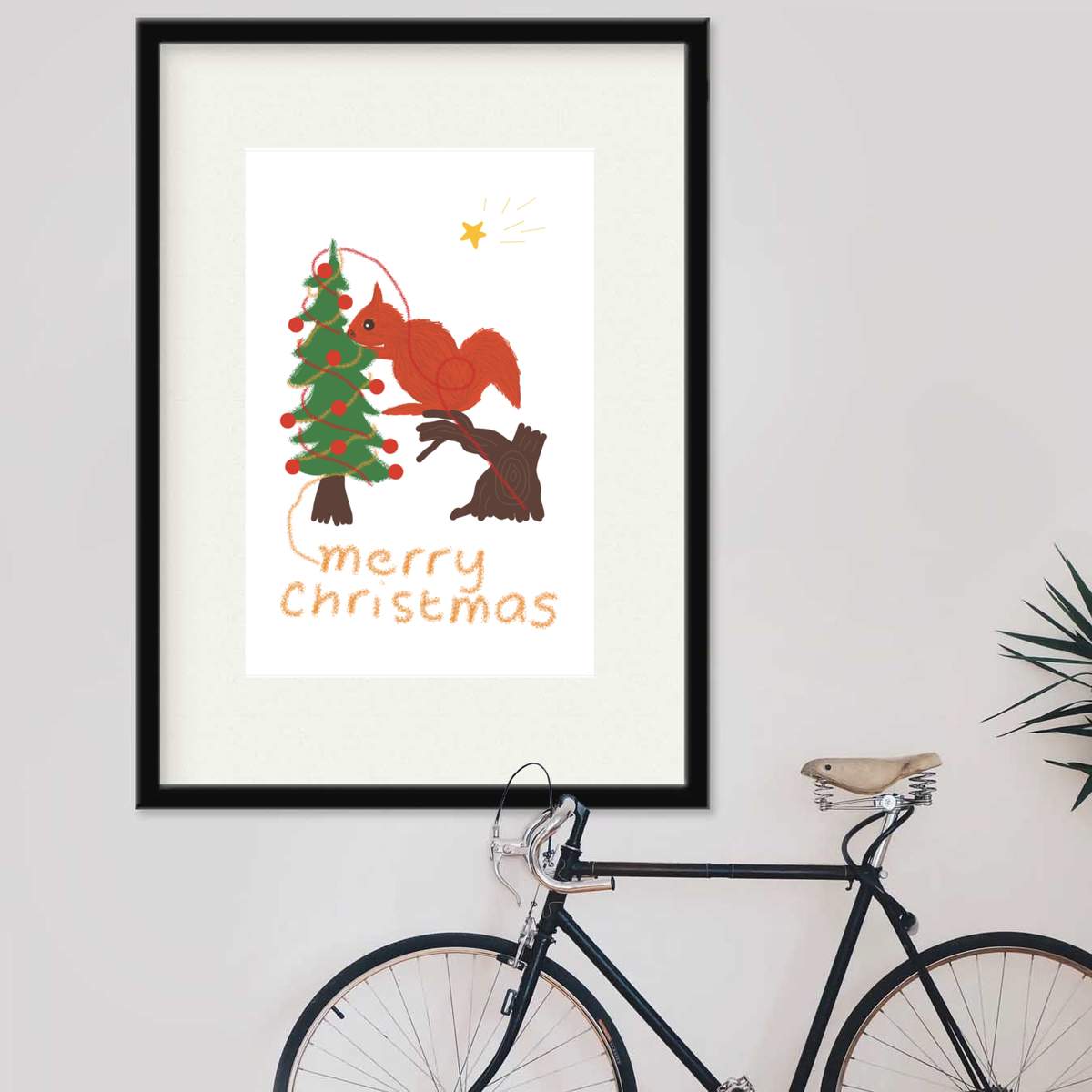Wandposter / Drucke "Eichhörnchen schmückt den Weihnachtsbaum" (PP050439) - Bild 12 von 14