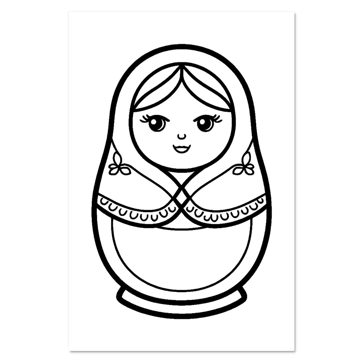Super A1 'Russian Nesting Doll' Wall Poster / Print (PP00355850)