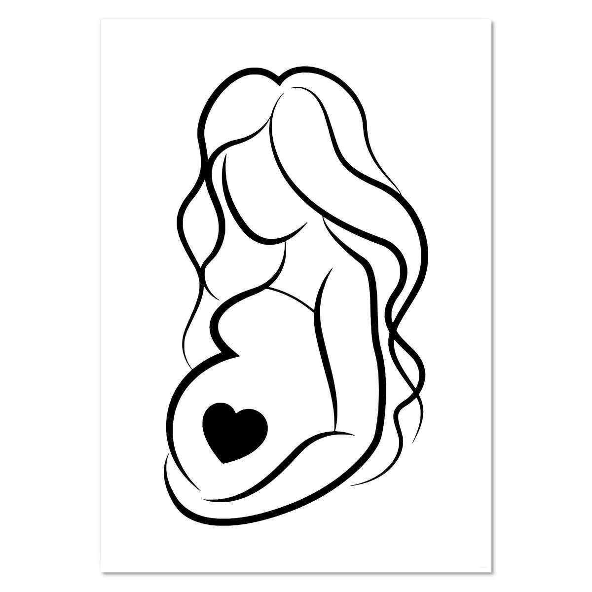 A2 'Pregnant Woman' Wall Poster / Print (PP00064636)