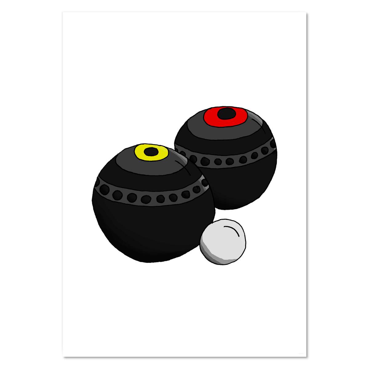 A2 'Lawn Bowls' Wall Poster / Print (PP00072108)