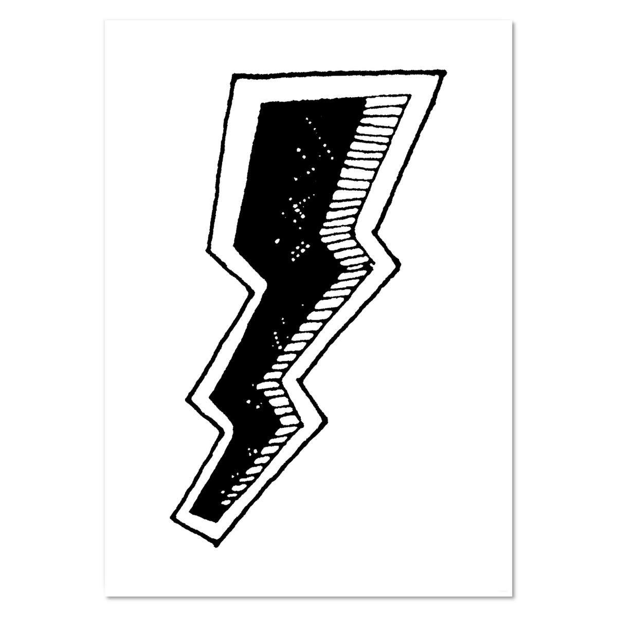 A2 'Lightning Bolt' Wall Poster / Print (PP00208097)