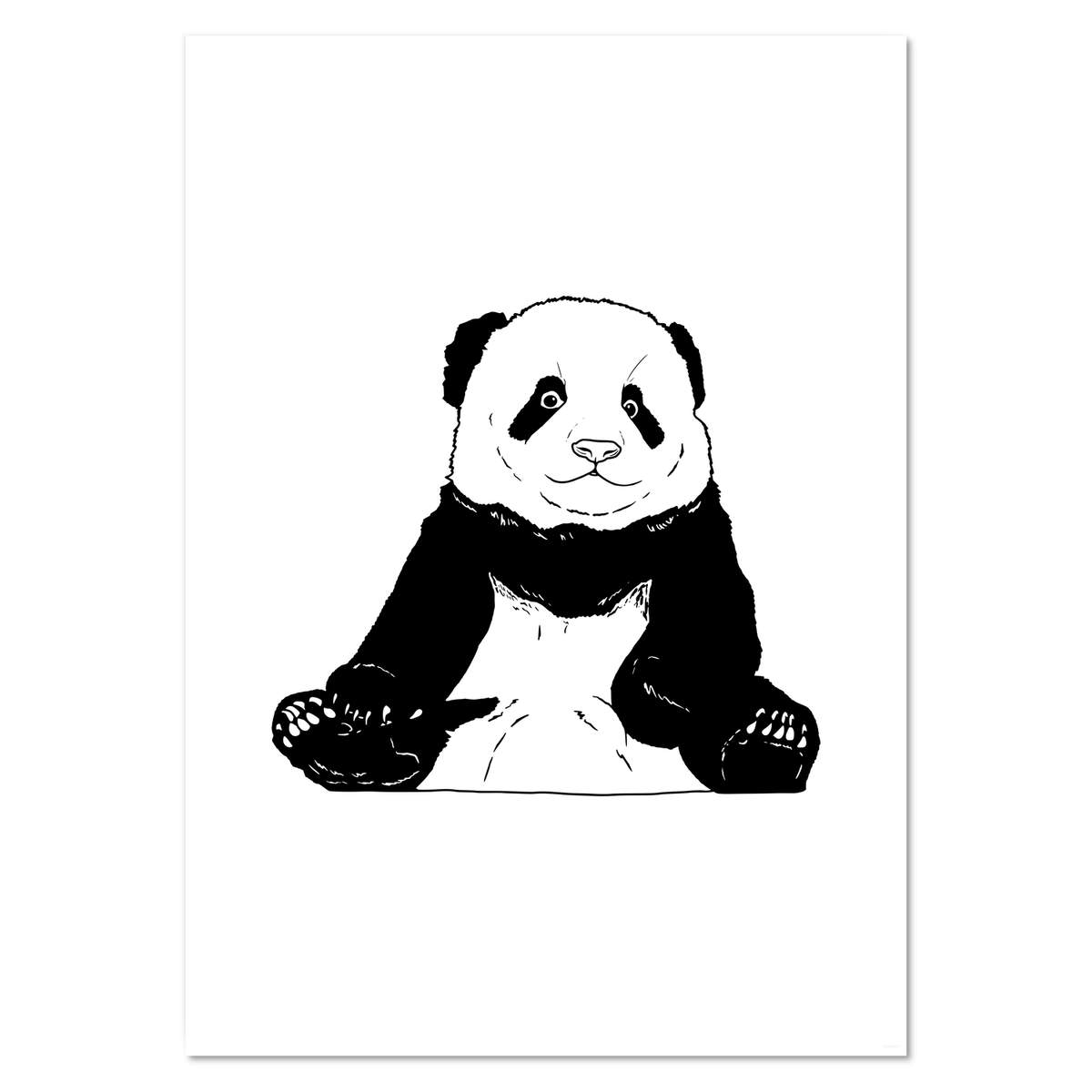 A2 'Chubby Baby Panda' Wall Poster / Print (PP00245773)