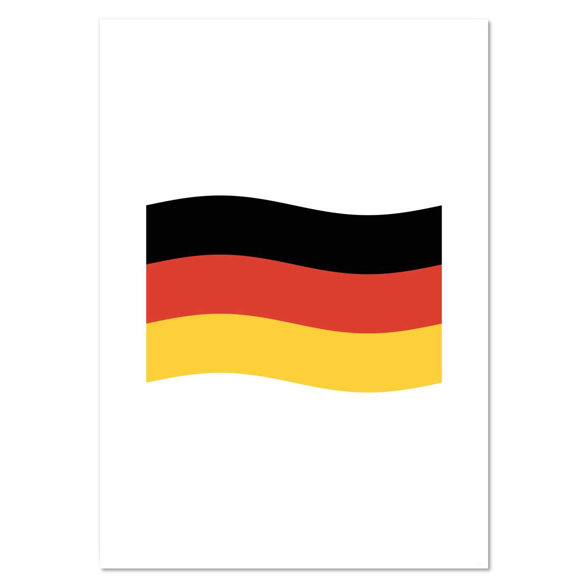 A2 'Waving German Flag' Wall Poster / Print (PP00262650)