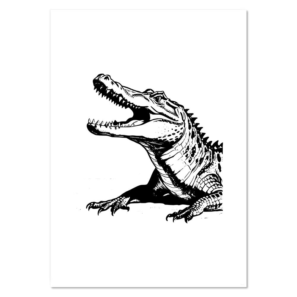 'Crocodile Jaws Open' Wall Posters / Prints (PP046179) - Picture 9 of 14