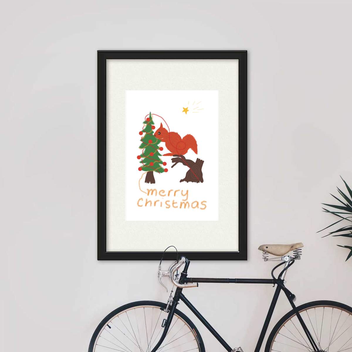 Wandposter / Drucke "Eichhörnchen schmückt den Weihnachtsbaum" (PP050439) - Bild 10 von 14