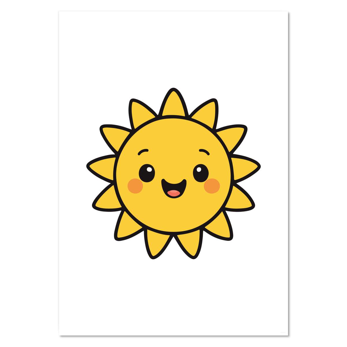 A2 'Cute Sunshine' Wall Poster / Print (PP00333943)