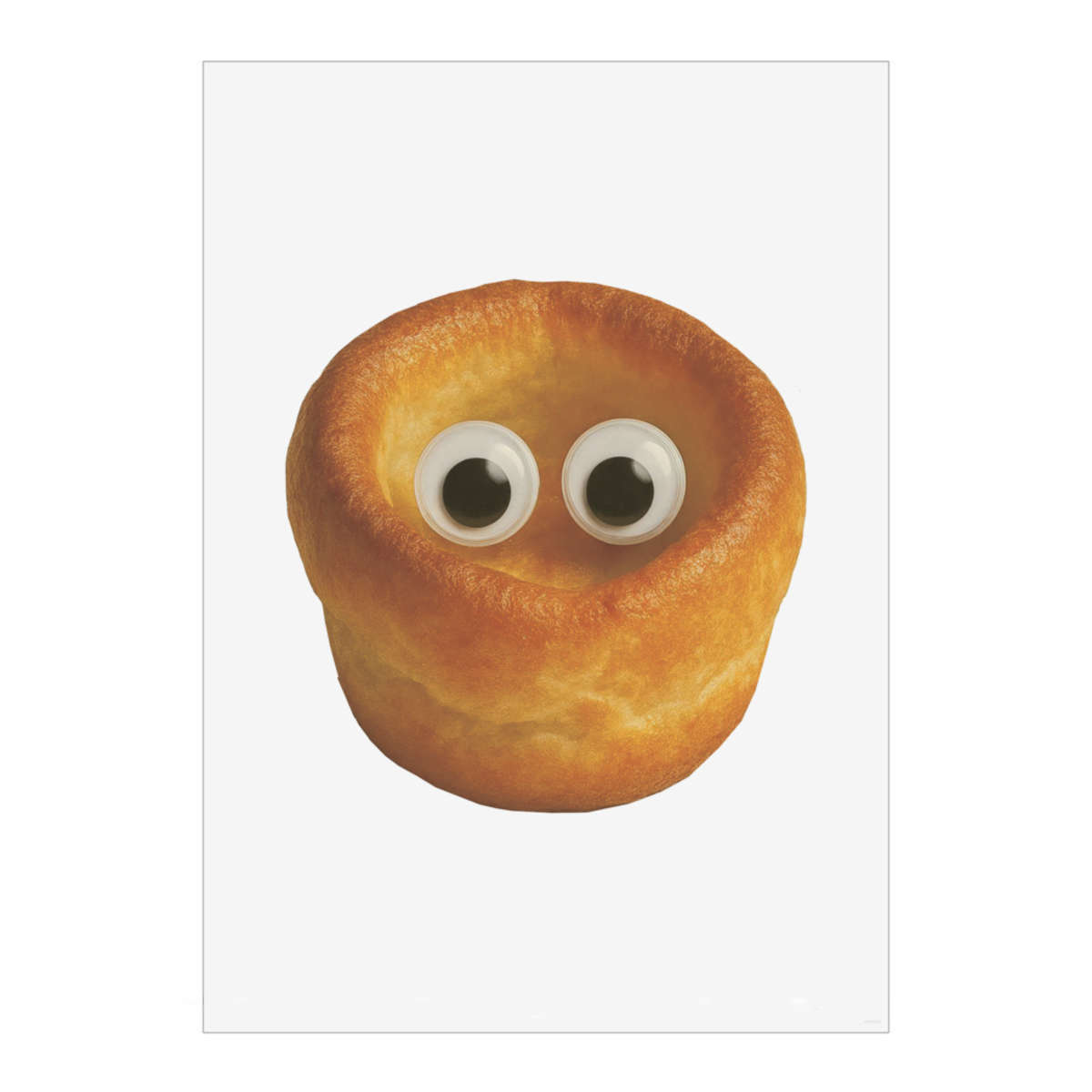 'Funny Yorkshire pudding' Wall Art Poster - A2 Portrait - Unframed Wall Art Print for Home Decor - 594mm / 23.4in (PP00342447)