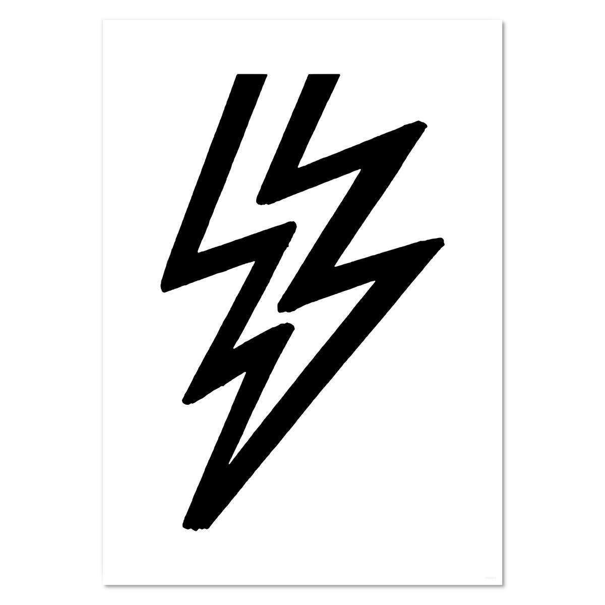 A3 'Lightning Bolt' Wall Poster / Print (PP00002219)