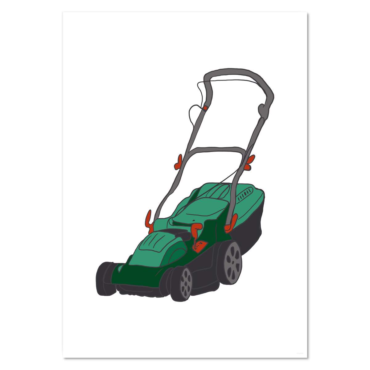 A3 'Lawn Mower' Wall Poster / Print (PP00045251)