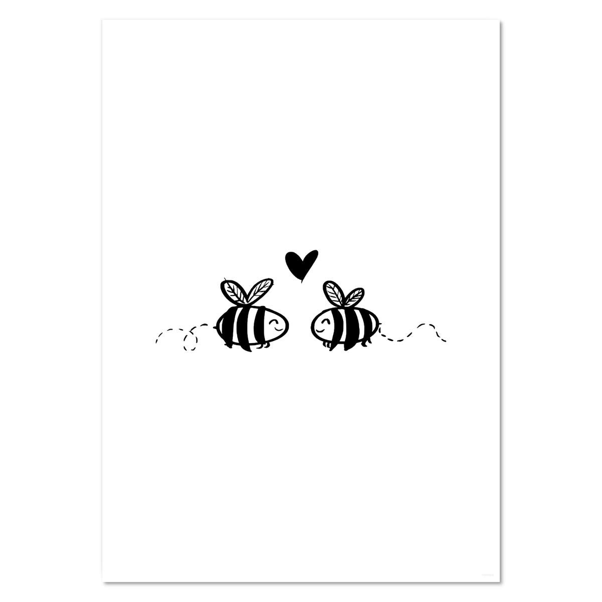 A3 'Love Bees' Wall Poster / Print (PP00208284)