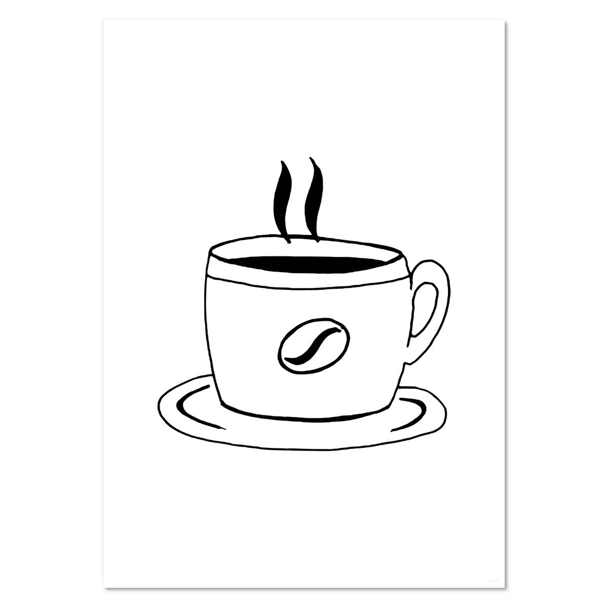 A3 'Hot Cup Of Coffee' Wall Poster / Print (PP00231606)