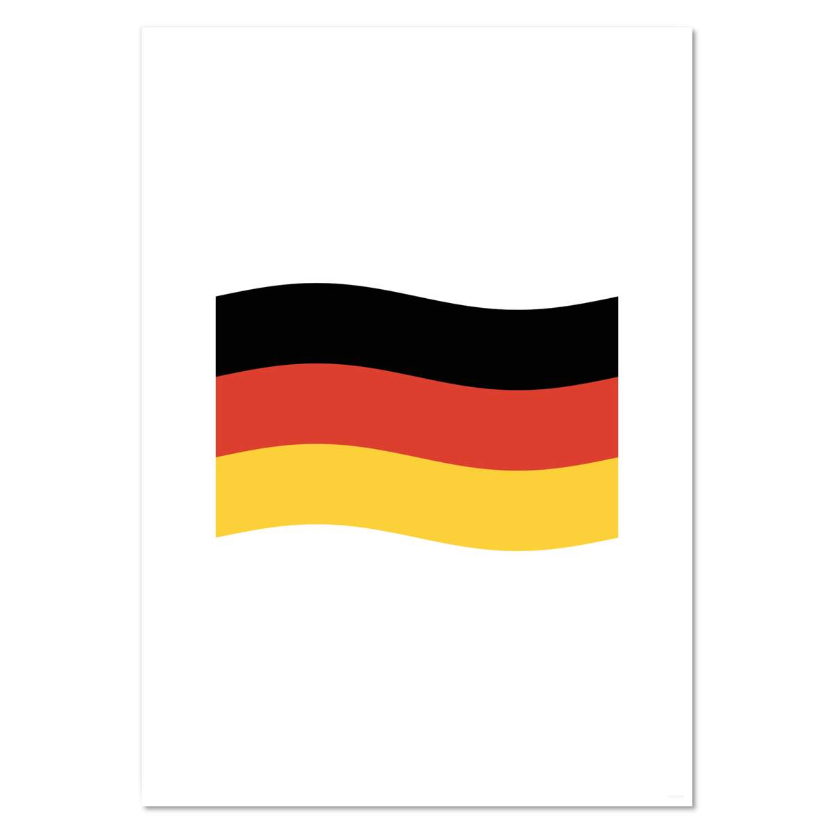 A3 'Waving German Flag' Wall Poster / Print (PP00262649)