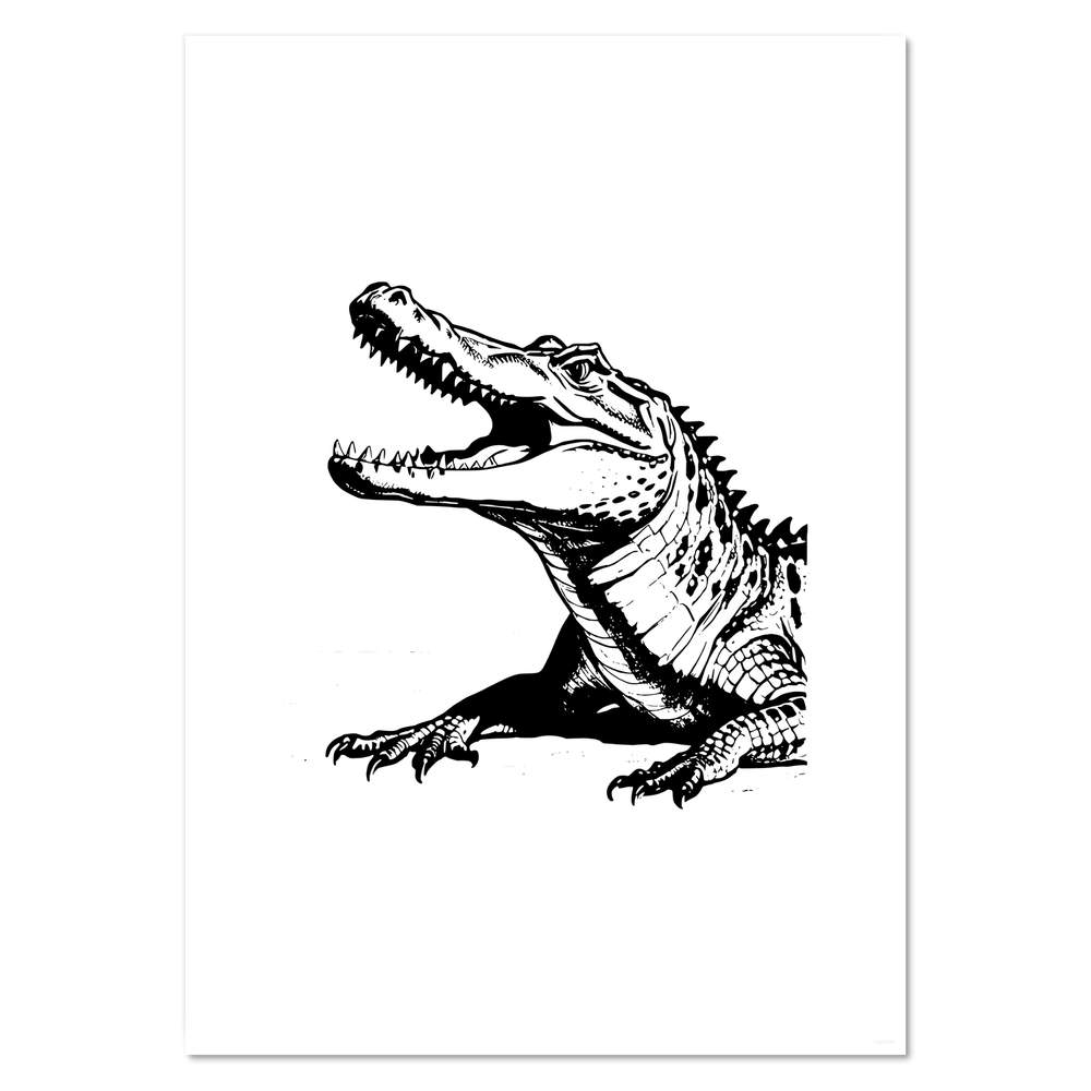'Crocodile Jaws Open' Wall Posters / Prints (PP046179) - Picture 7 of 14