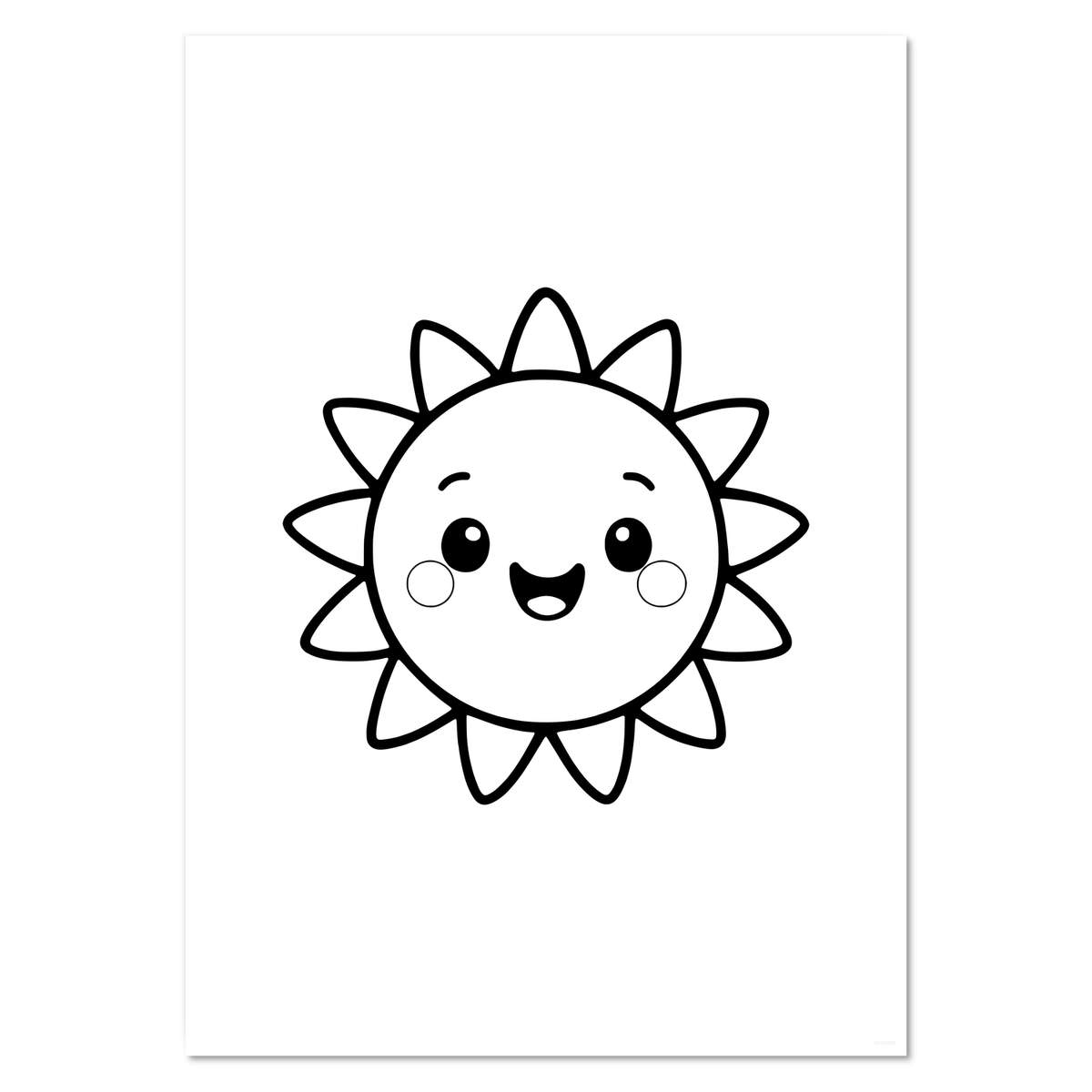 A3 'Cute Sunshine' Wall Poster / Print (PP00333936)