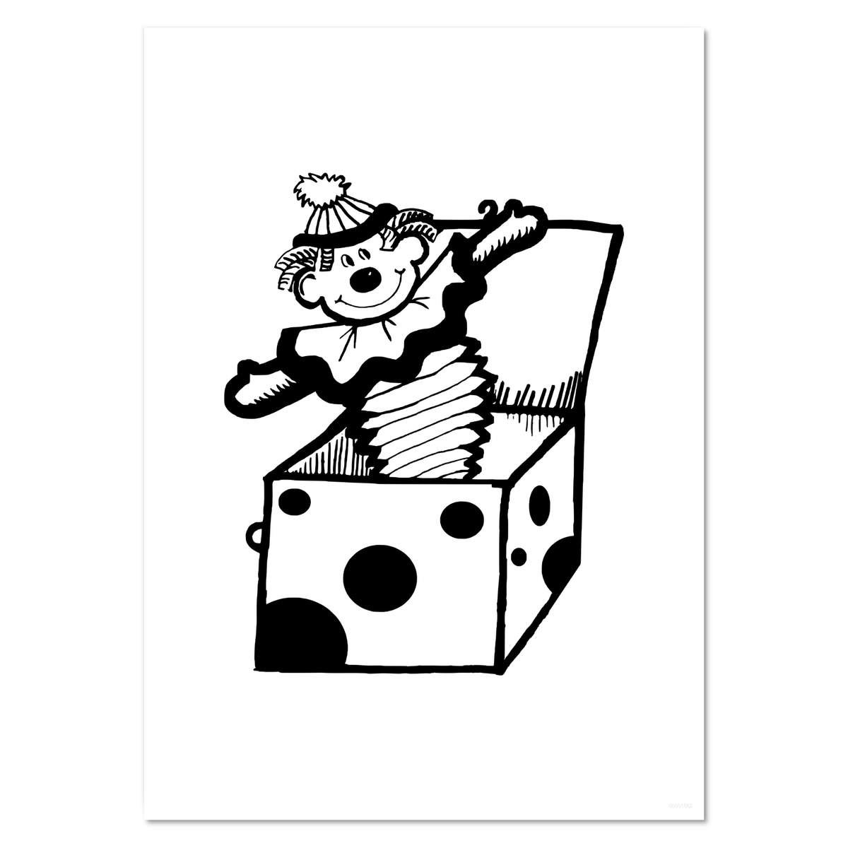 A4 'Jack in The Box' Wall Poster / Print (PP00001562)