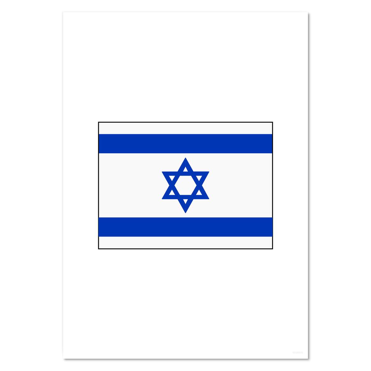 A4 'Israel Flag' Wall Poster / Print (PP00025810)