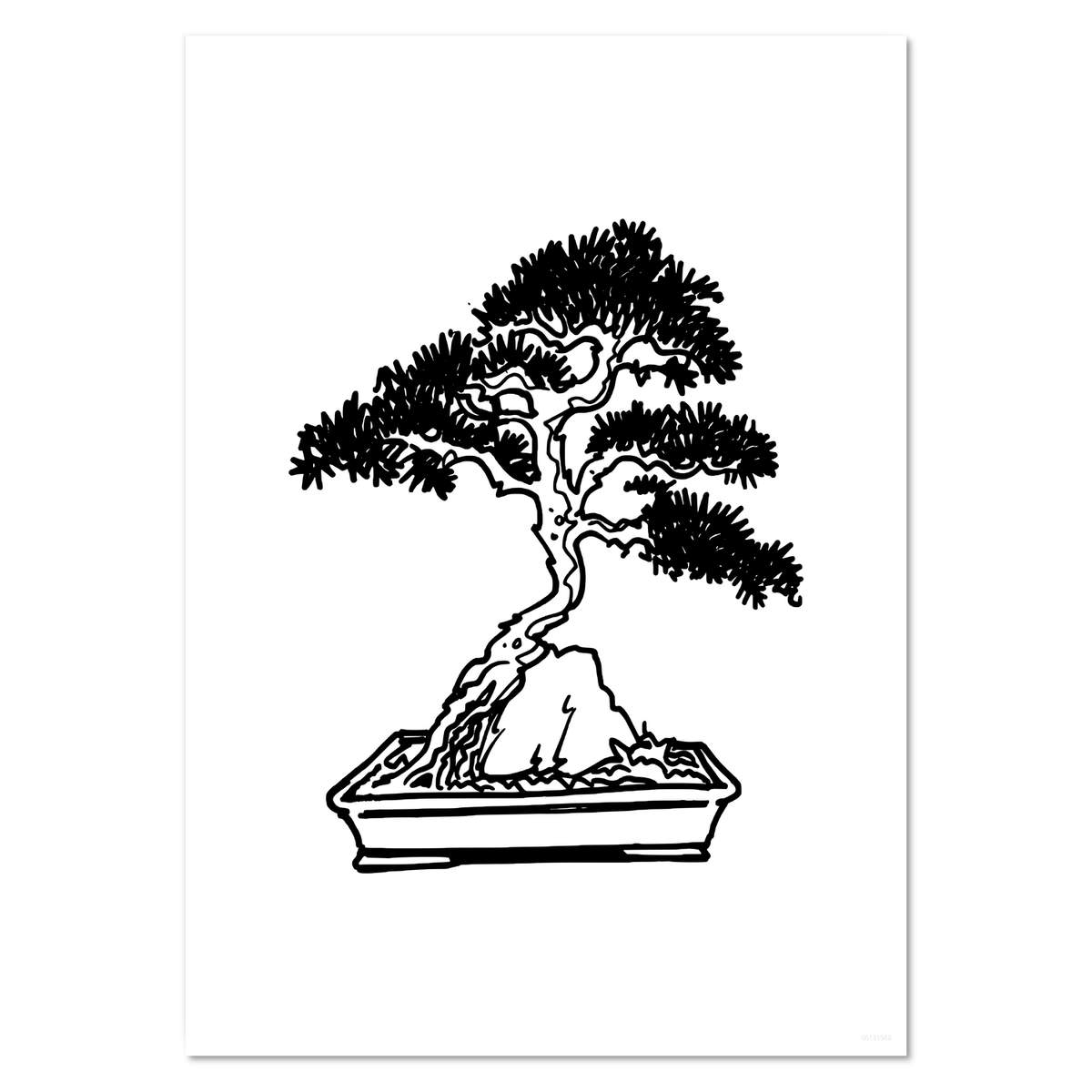 A4 'Bonsai Tree' Wall Poster / Print (PP00131982)