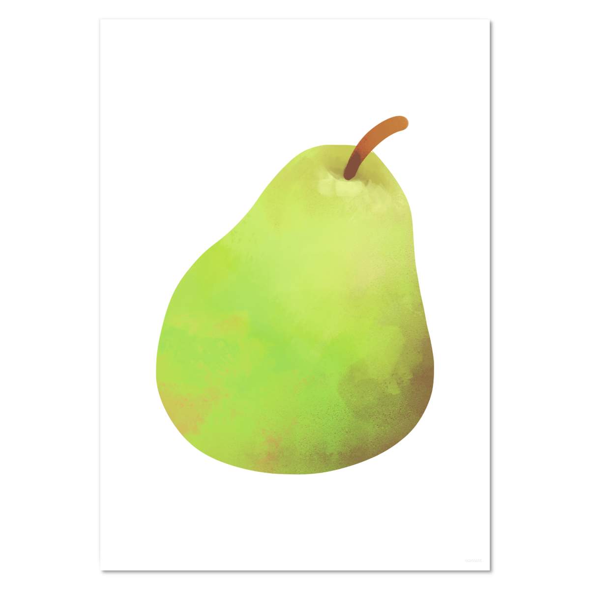 A4 'Pear' Wall Poster / Print (PP00260885)
