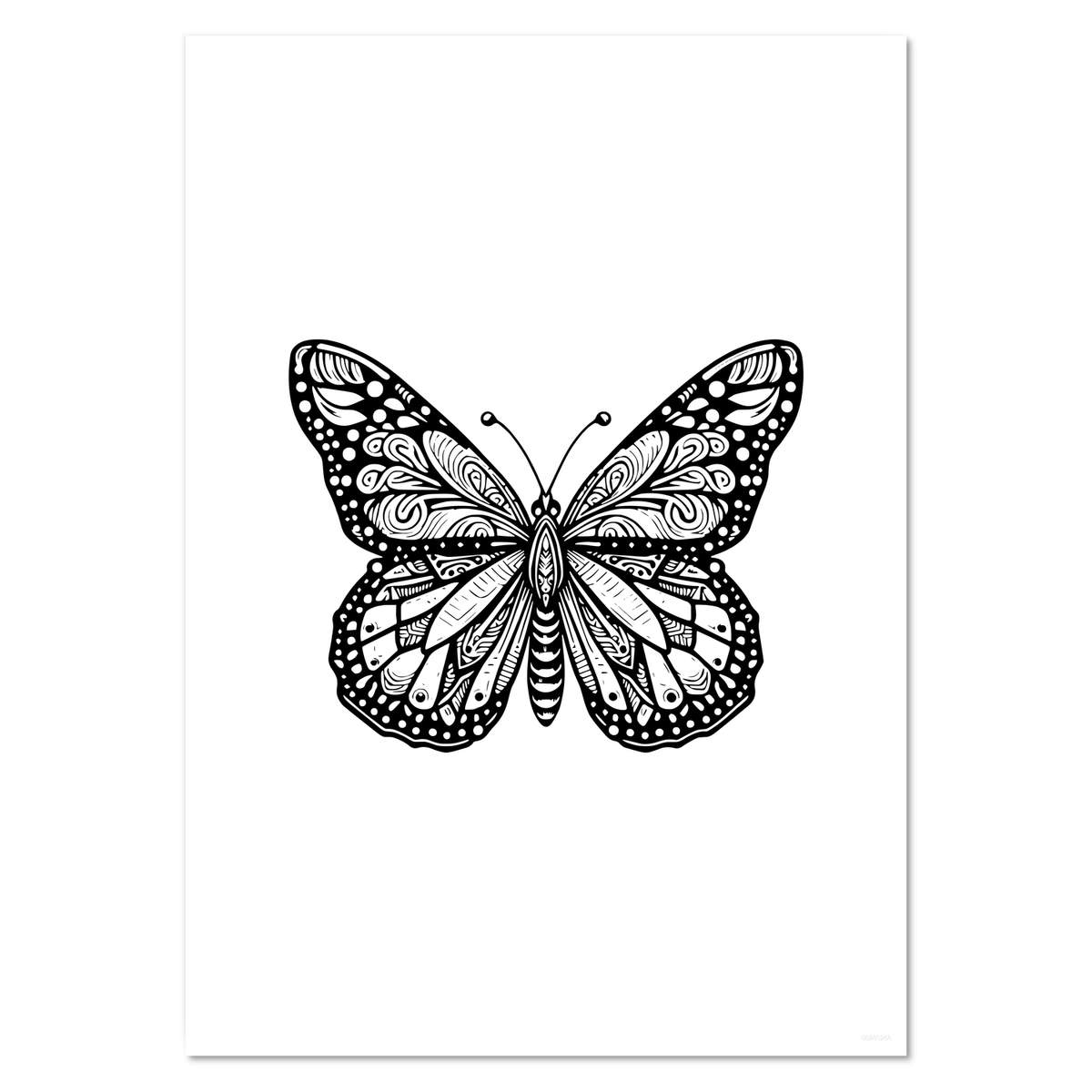 A4 'Monarch Butterfly' Wall Poster / Print (PP00280266)