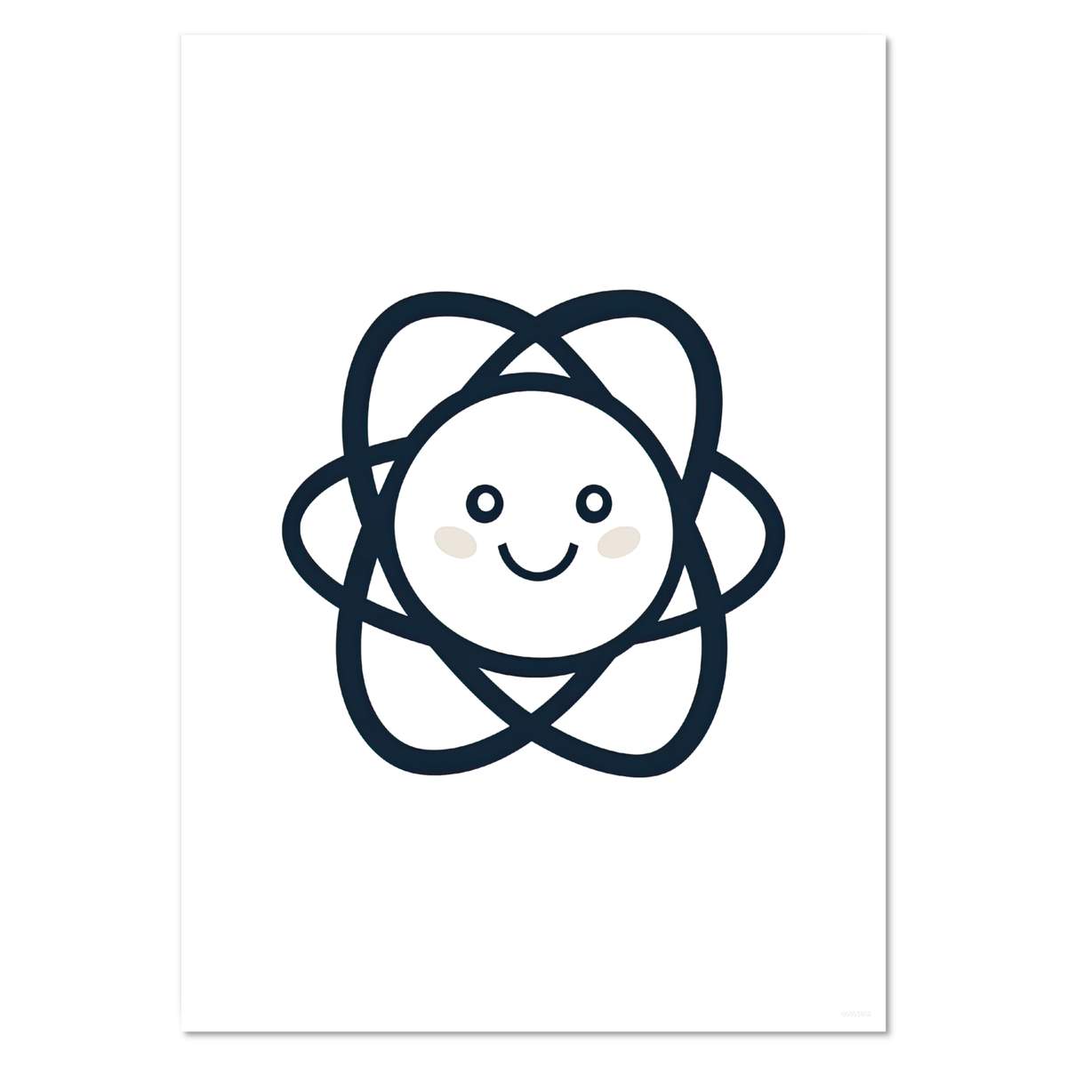 A4 'Baby Atom Logo' Wall Poster / Print (PP00303802)
