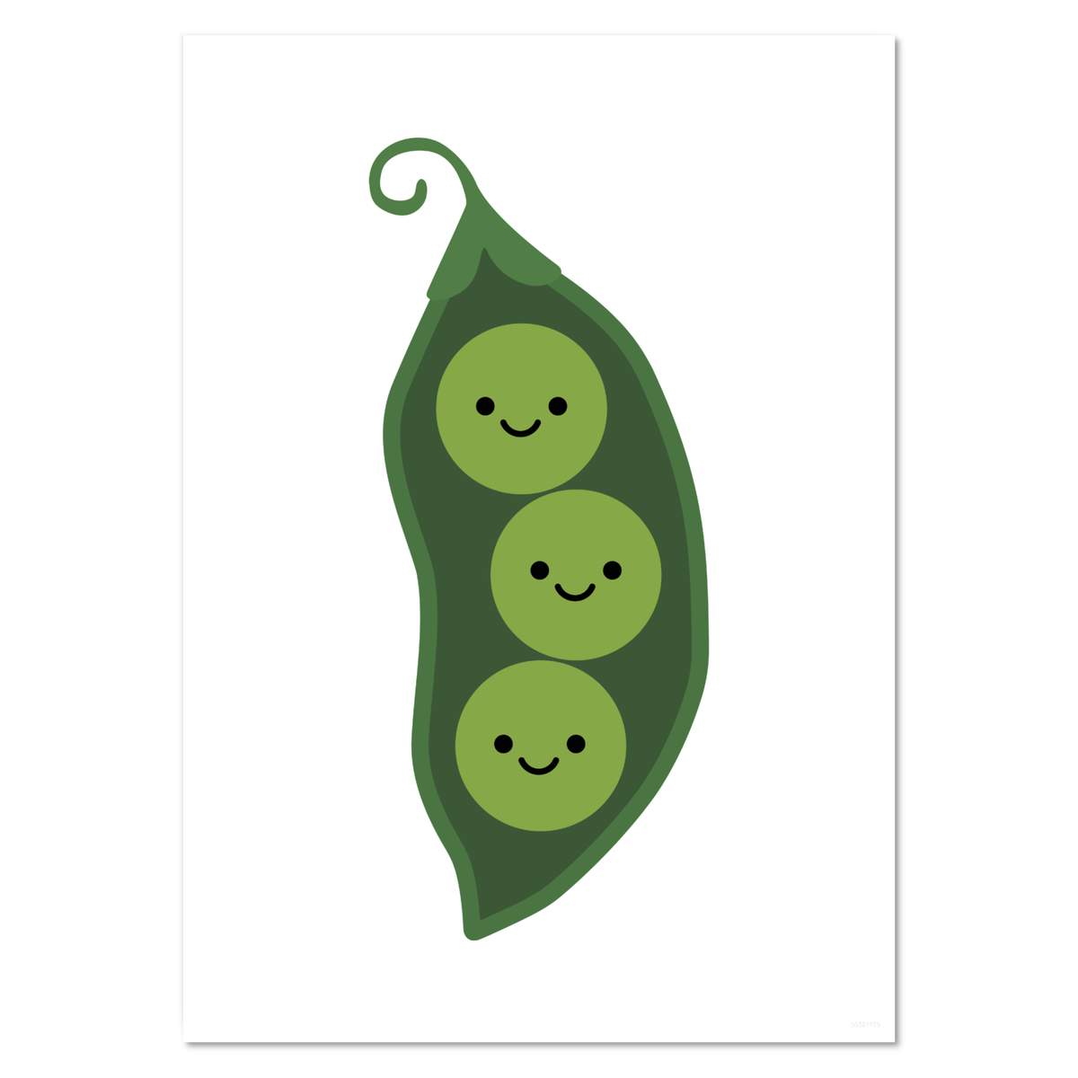 A4 'Peas in a pod' Wall Poster / Print (PP00321159)