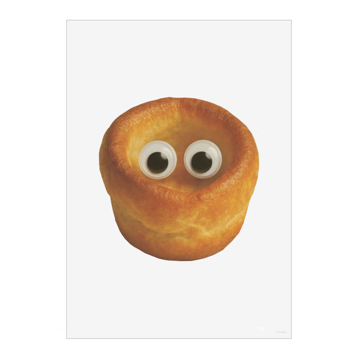 'Funny Yorkshire pudding' Wall Art Poster Print -  Unframed Artwork for Home Decor - A4 Portrait (PP00342445)
