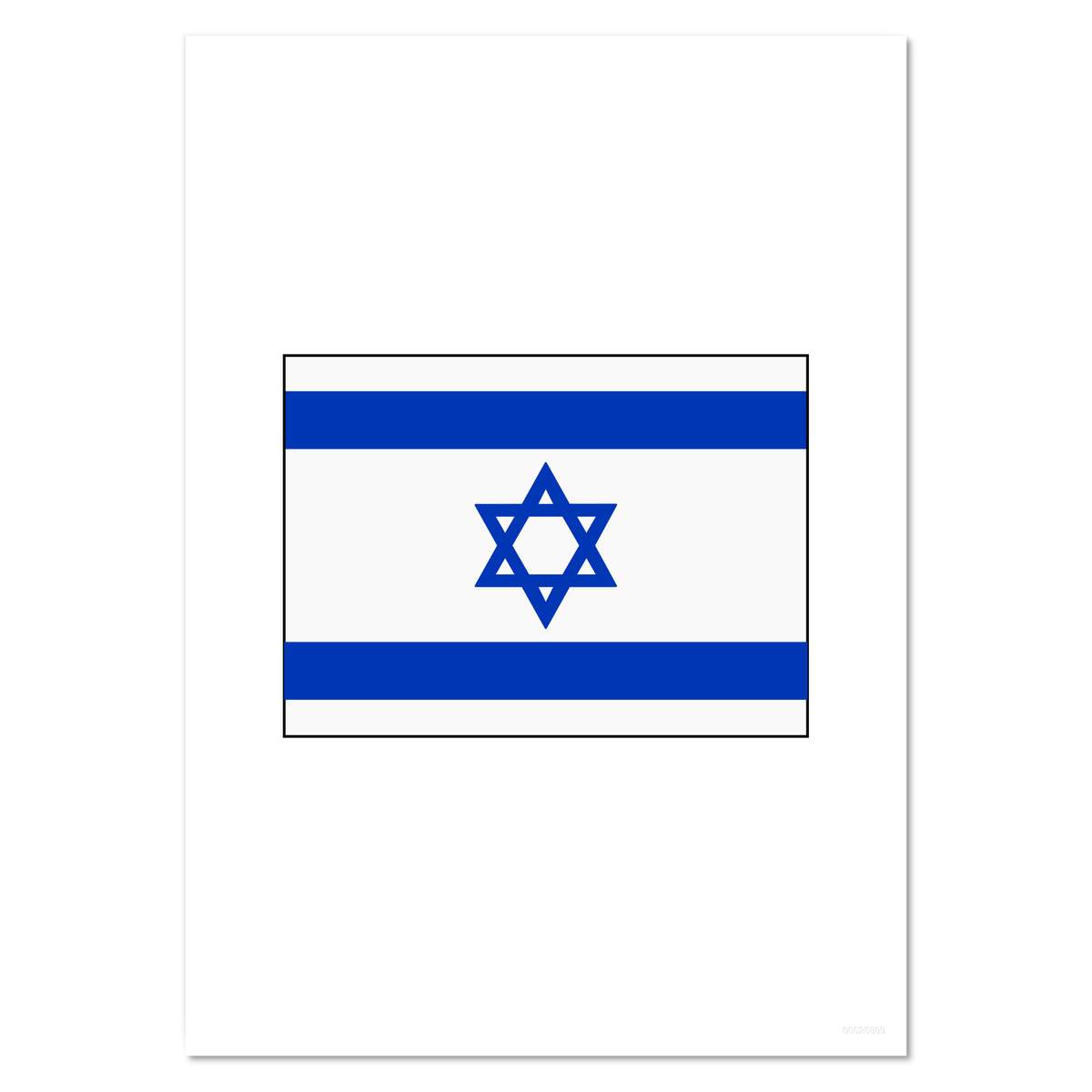 A5 'Israel Flag' Wall Poster / Print (PP00025809)