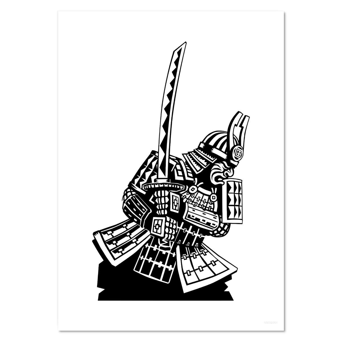 'Samurai Warrior' Wall Posters / Prints (PP012601)