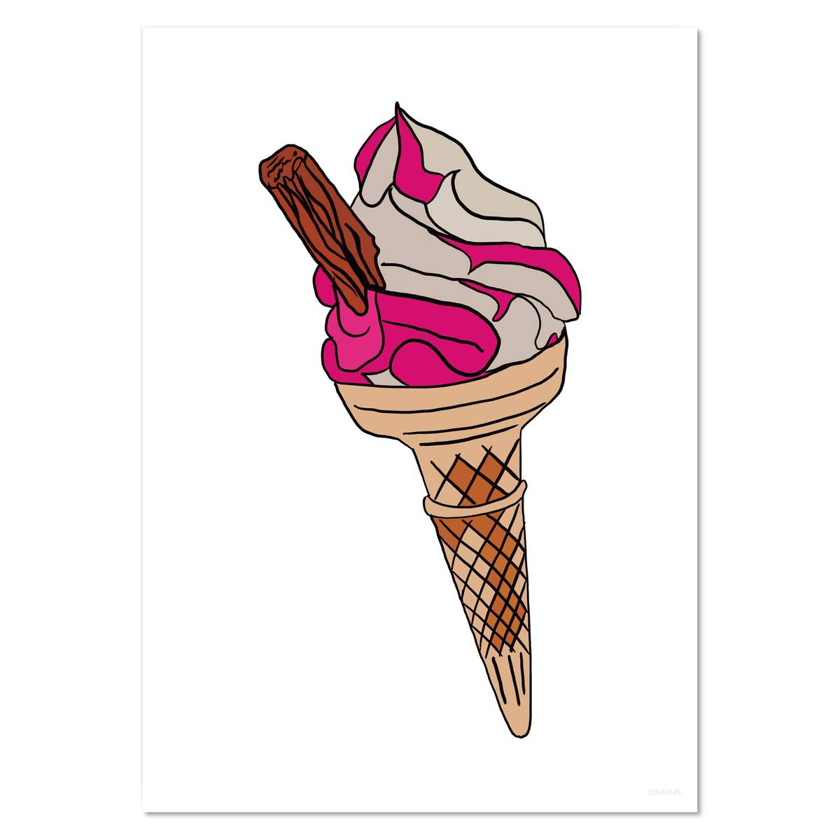 'Ice Cream Cone' Wall Posters / Prints (PP025562)
