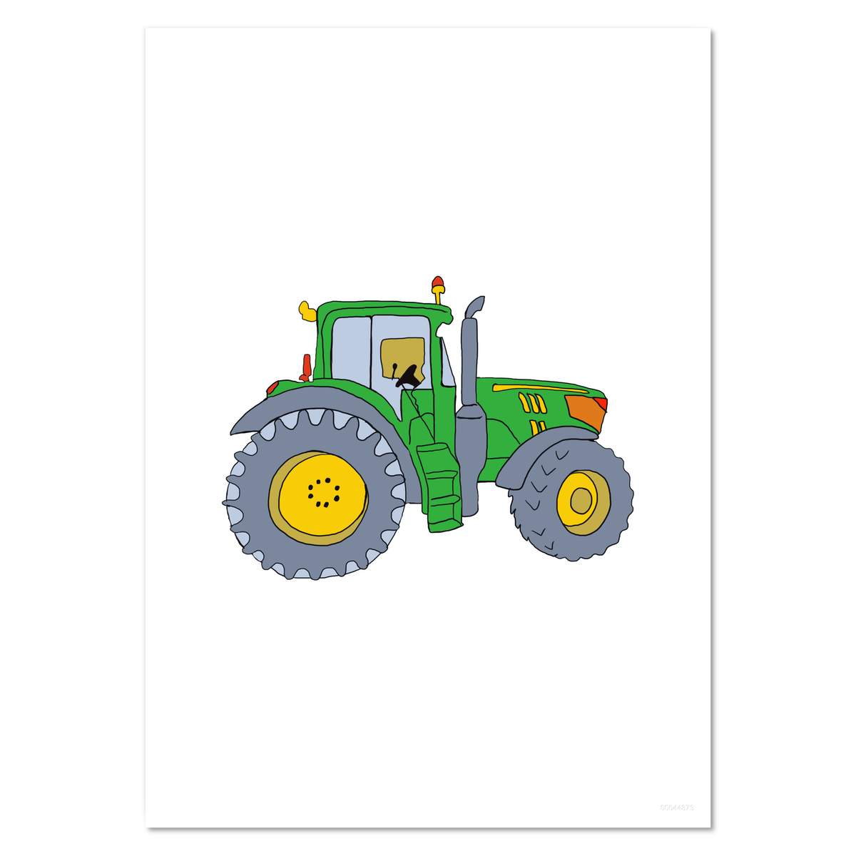 'Green Tractor' Wall Posters / Prints (PP025805)