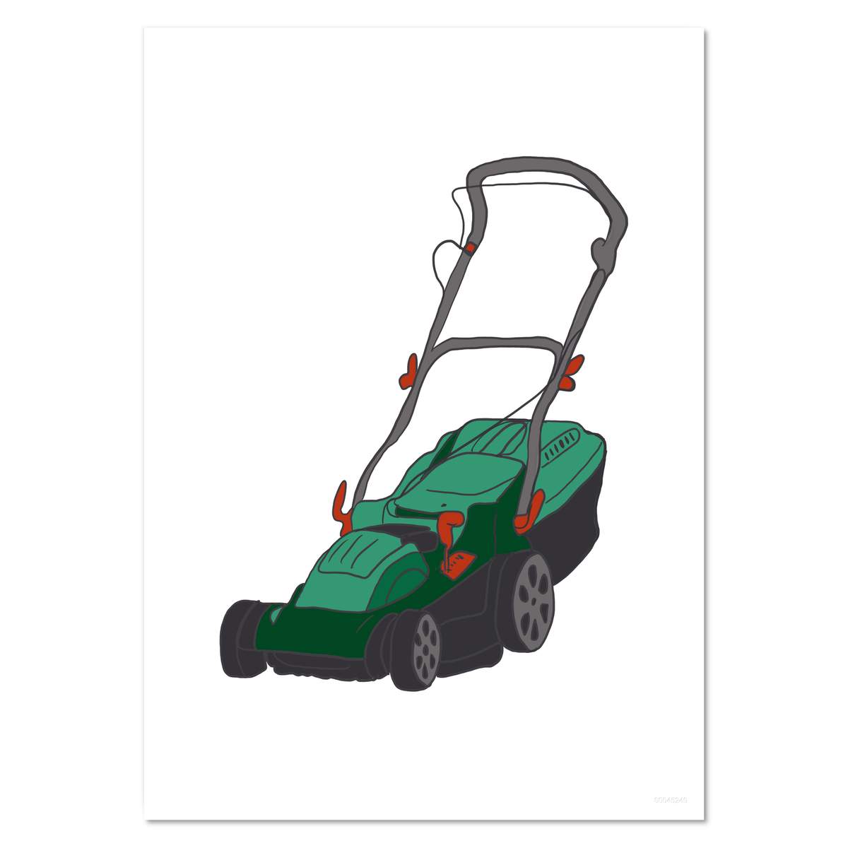 A5 'Lawn Mower' Wall Poster / Print (PP00045249)
