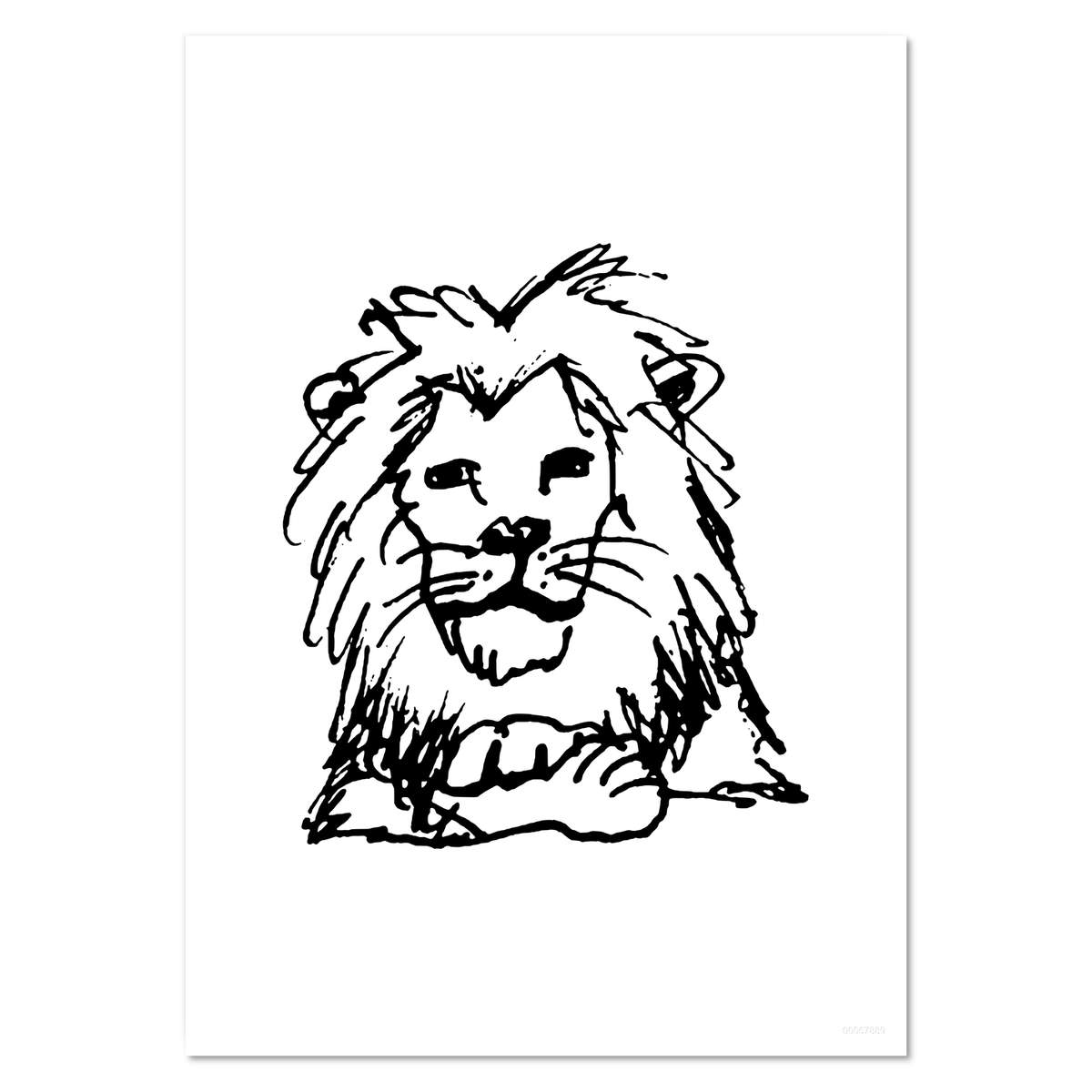'Resting Lion' Wall Posters / Prints (PP013049)
