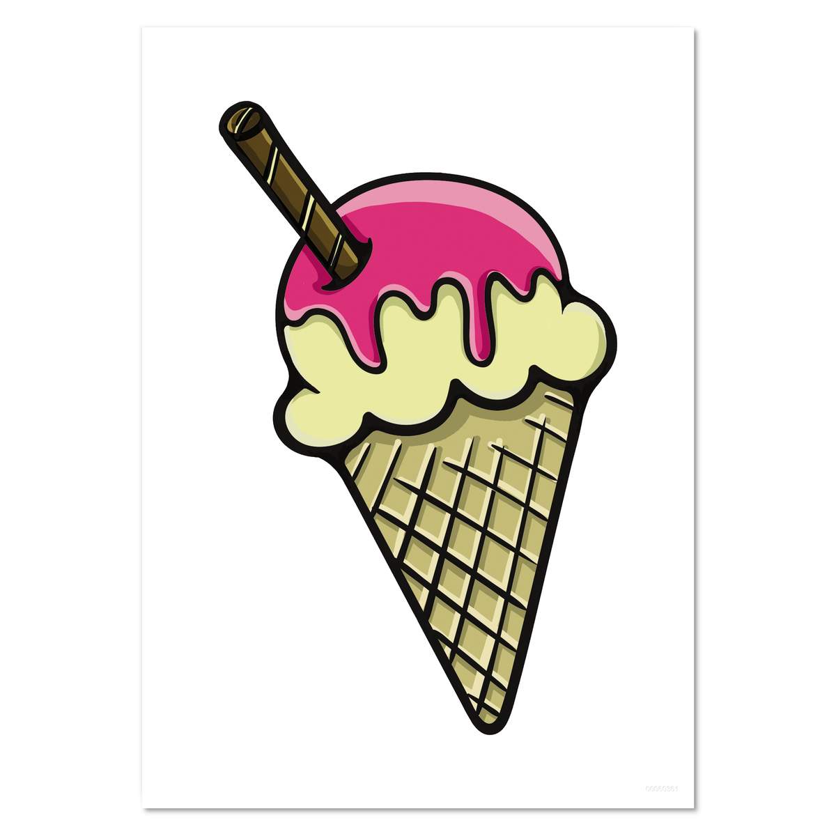 'Ice Cream Cone' Wall Posters / Prints (PP027021)