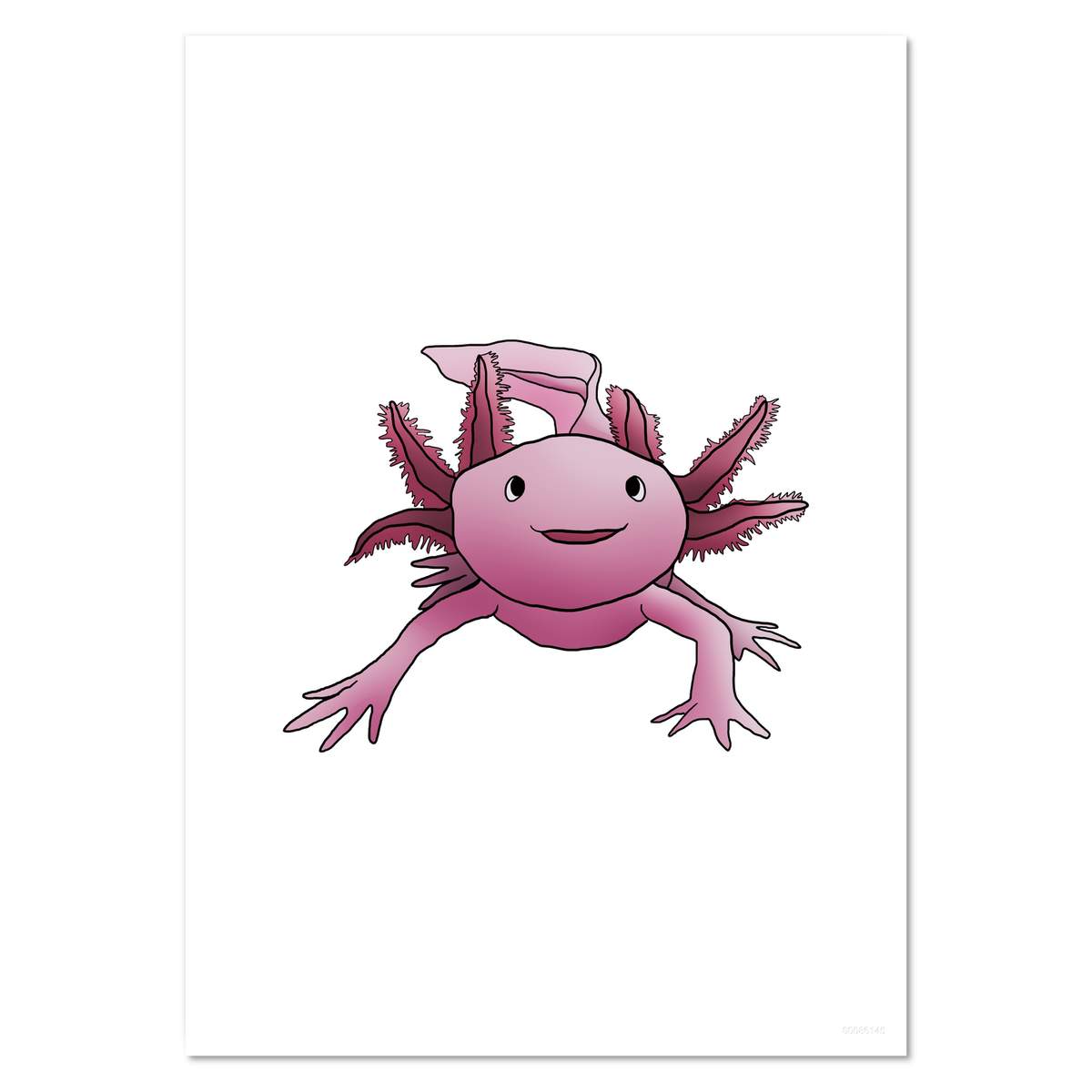 A5 'Axolotl' Wall Poster / Print (PP00086145)